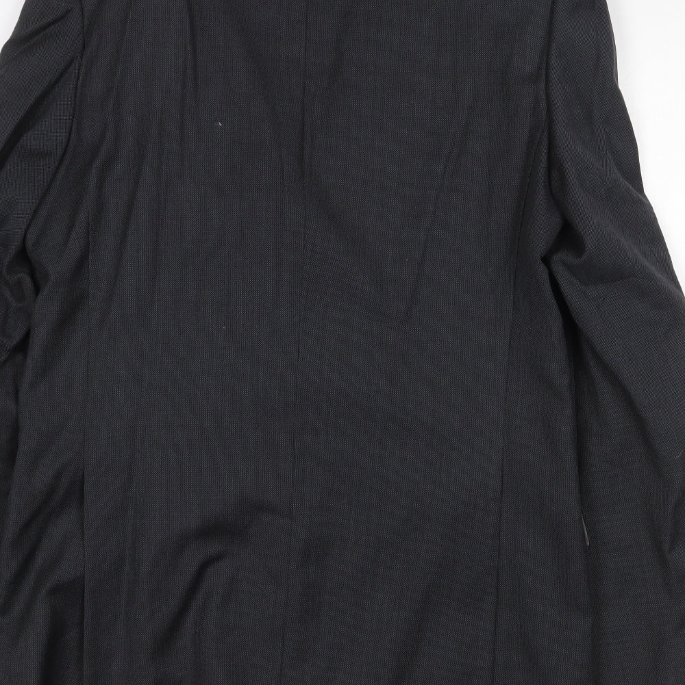 Marks and Spencer Mens Grey Wool Jacket Suit Jacket Size 40 Regular