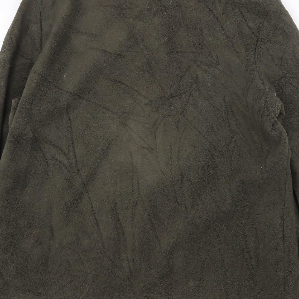 Marks and Spencer Womens Green Jacket Size 12 Zip