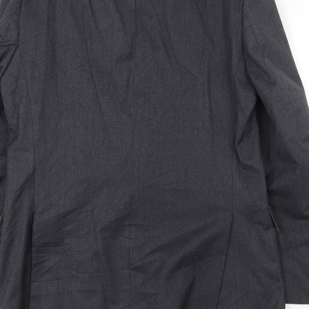 Marks and Spencer Mens Grey Polyester Jacket Suit Jacket Size 40 Regular