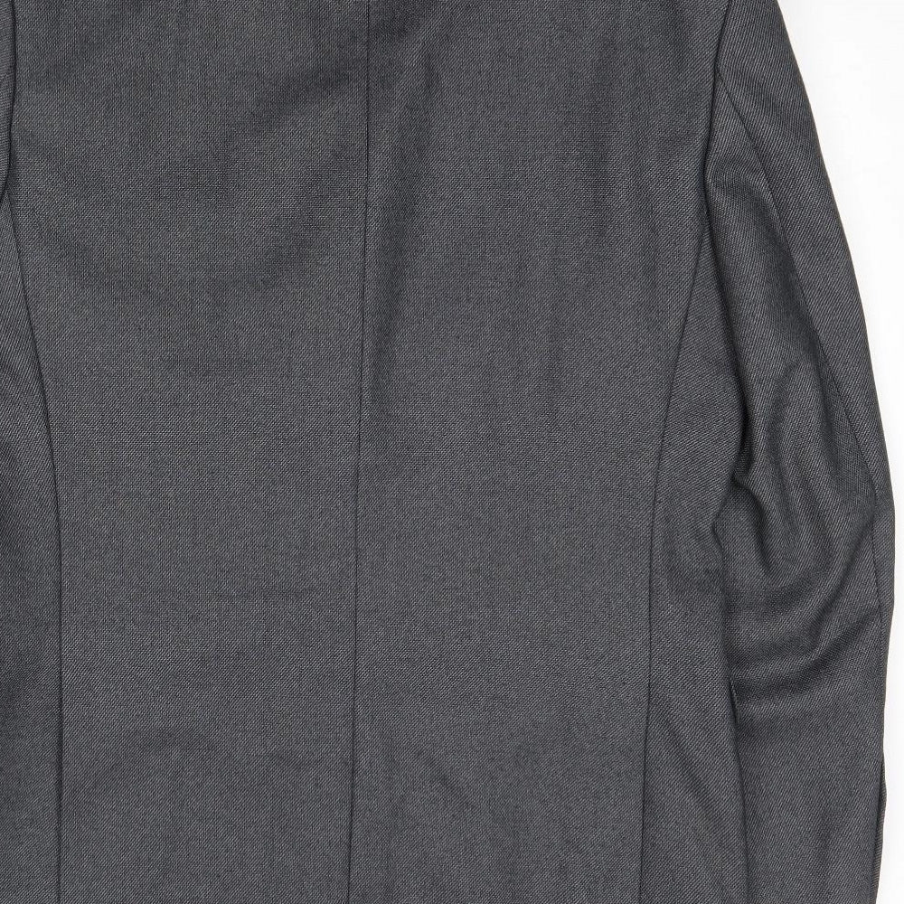 Marks and Spencer Mens Grey Polyester Jacket Suit Jacket Size 40 Regular
