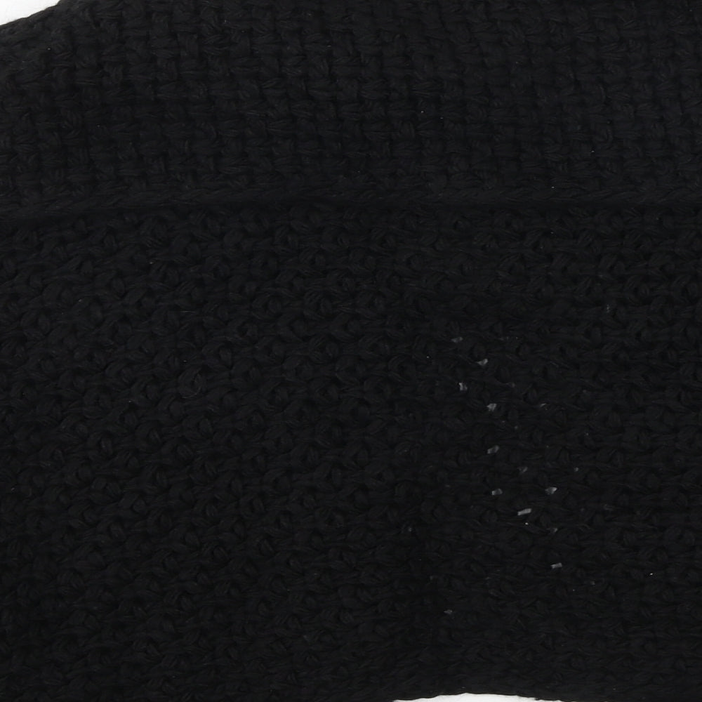 NEXT Womens Black V-Neck Acrylic Cardigan Jumper Size M