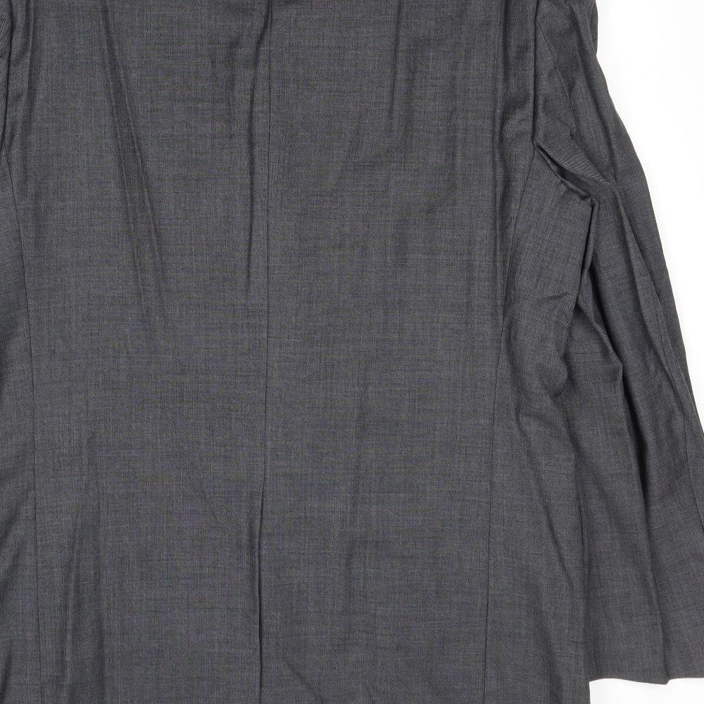 Marks and Spencer Mens Grey Wool Jacket Suit Jacket Size 42 Regular