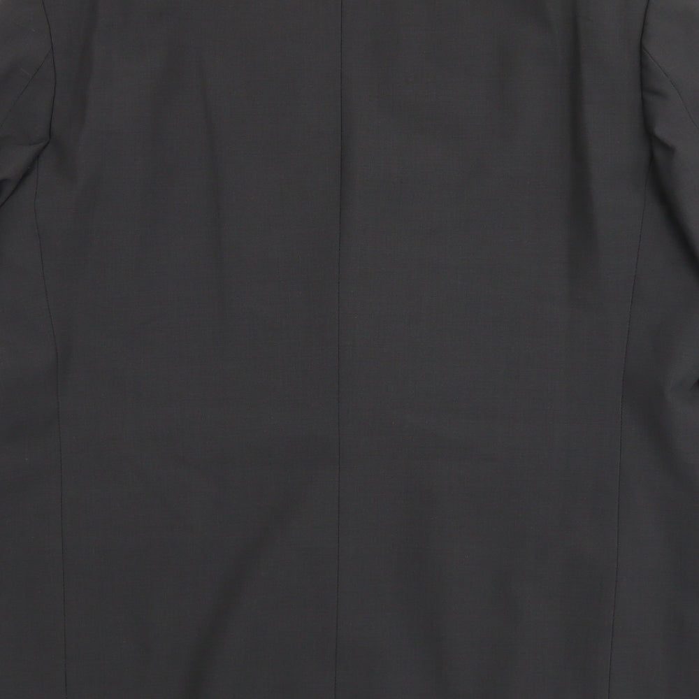 Marks and Spencer Mens Grey Polyester Jacket Suit Jacket Size L Regular