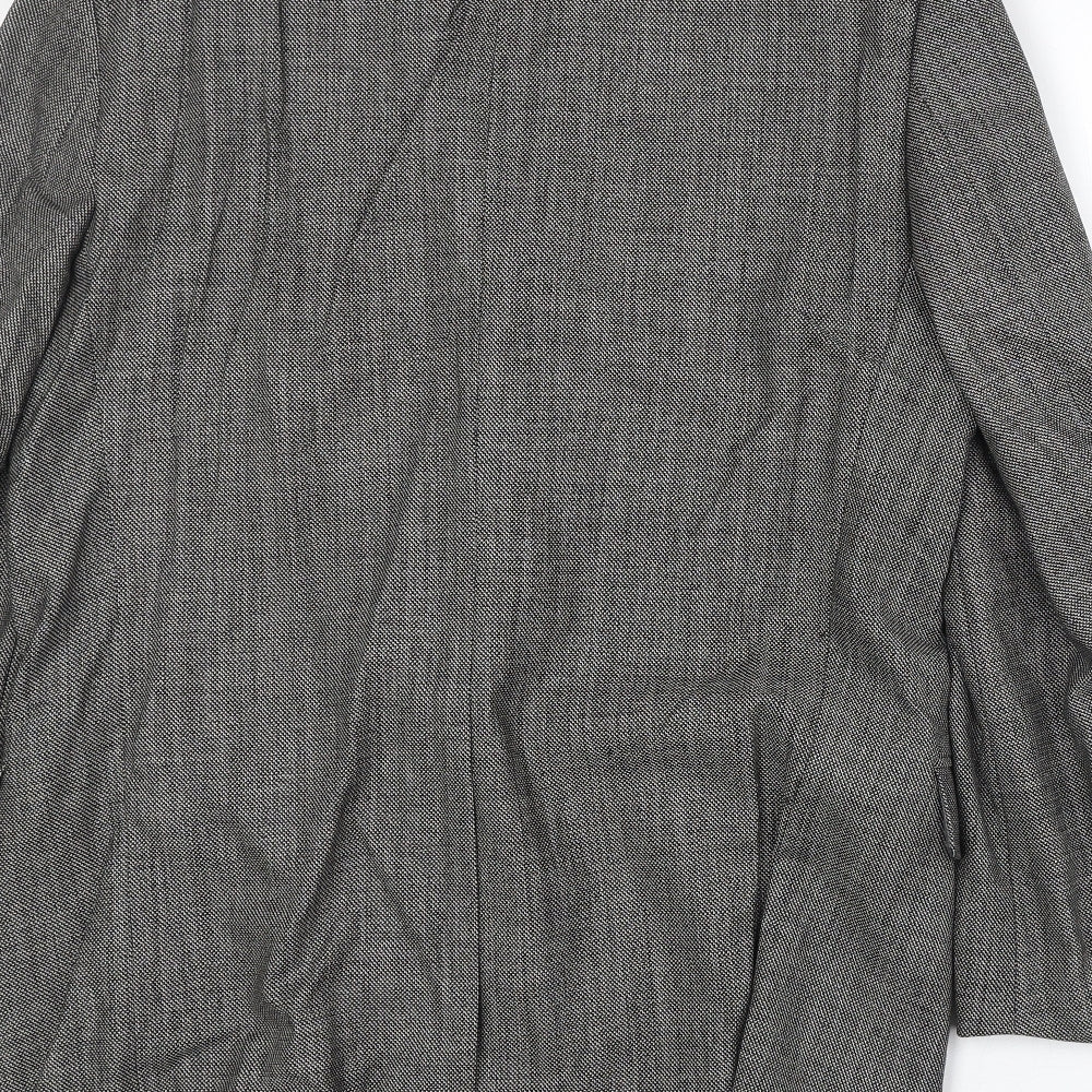 Marks and Spencer Mens Grey Wool Jacket Suit Jacket Size 40 Regular