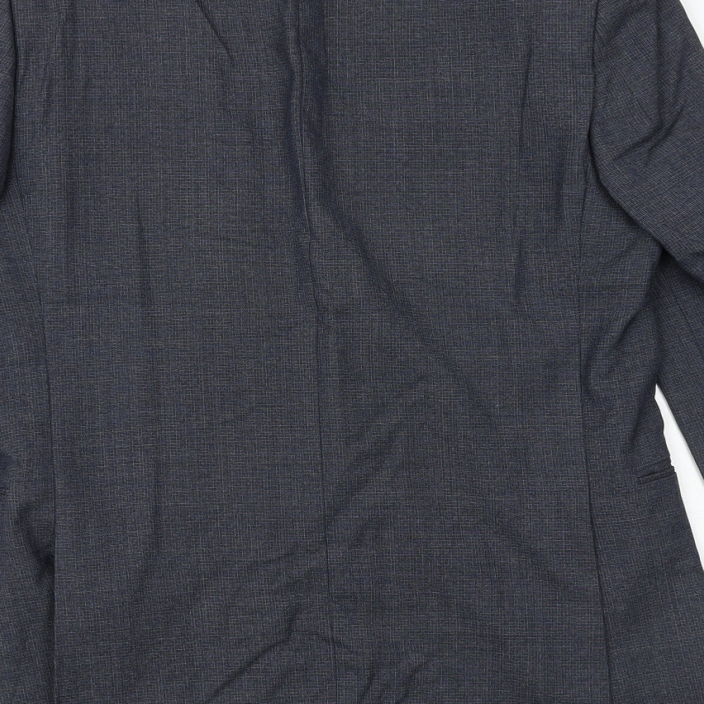 Marks and Spencer Mens Grey Wool Jacket Suit Jacket Size 38 Regular