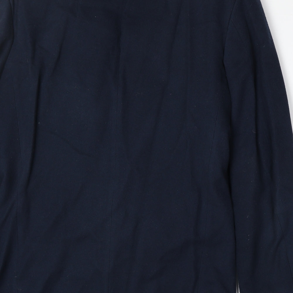 Marks and Spencer Mens Blue Wool Jacket Suit Jacket Size 36 Regular