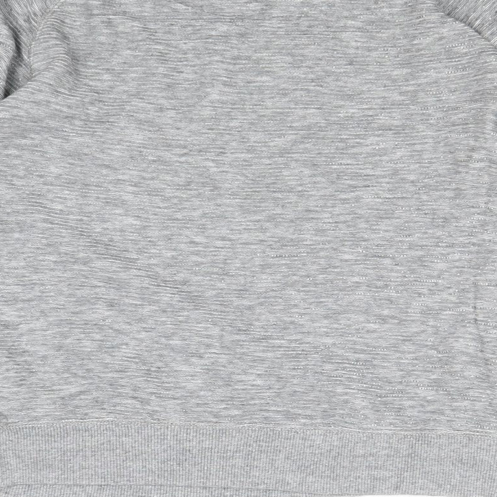 NEXT Boys Grey Geometric Cotton Pullover Sweatshirt Size 8 Years Pullover
