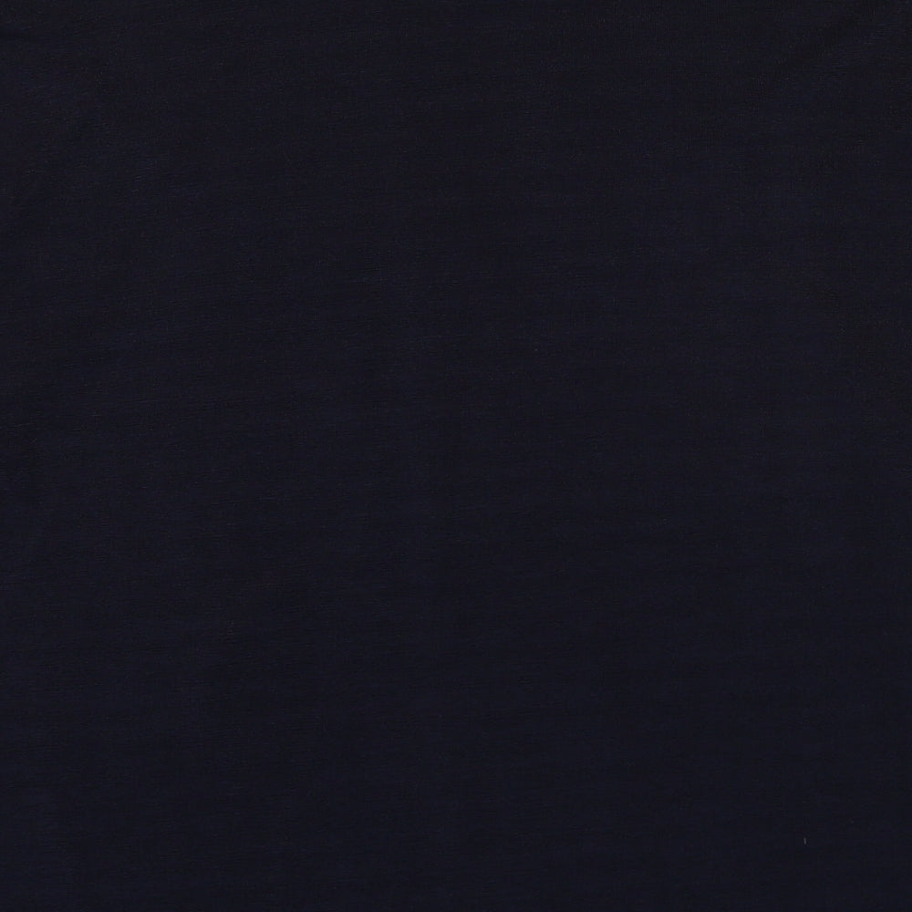 ELVI Womens Blue Polyester Basic T-Shirt Size XL Round Neck - Label size 3
