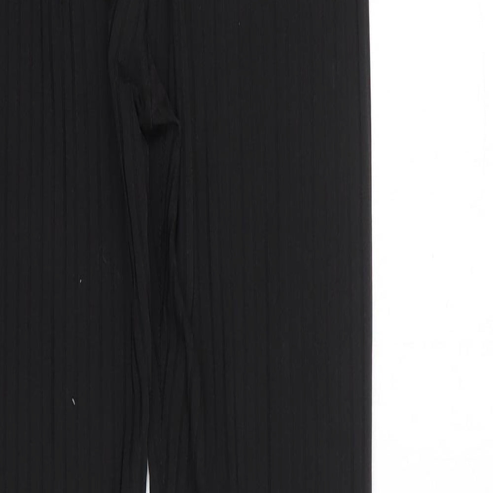 PRETTYLITTLETHING Womens Black Polyester Jegging Leggings Size 8