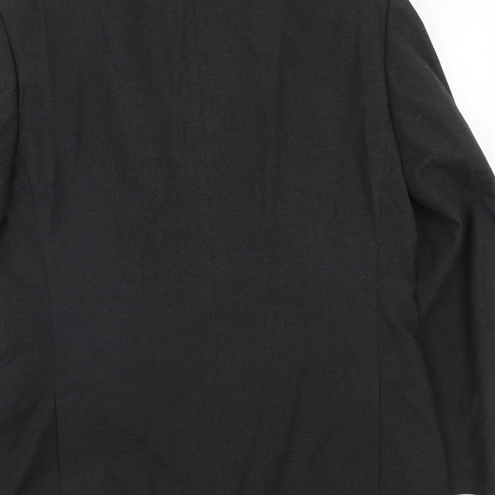 Marks and Spencer Mens Grey Polyester Jacket Suit Jacket Size 40 Regular