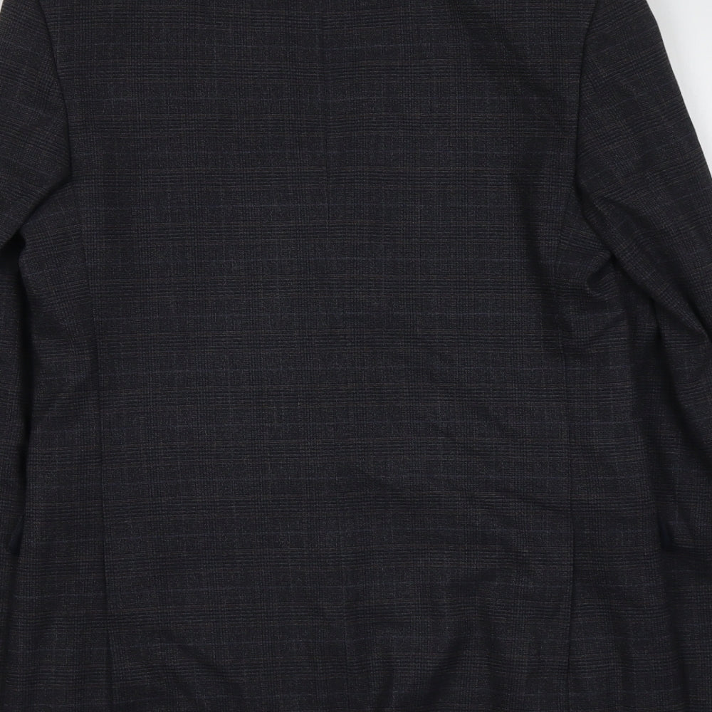 Marks and Spencer Mens Blue Polyester Jacket Suit Jacket Size M Regular