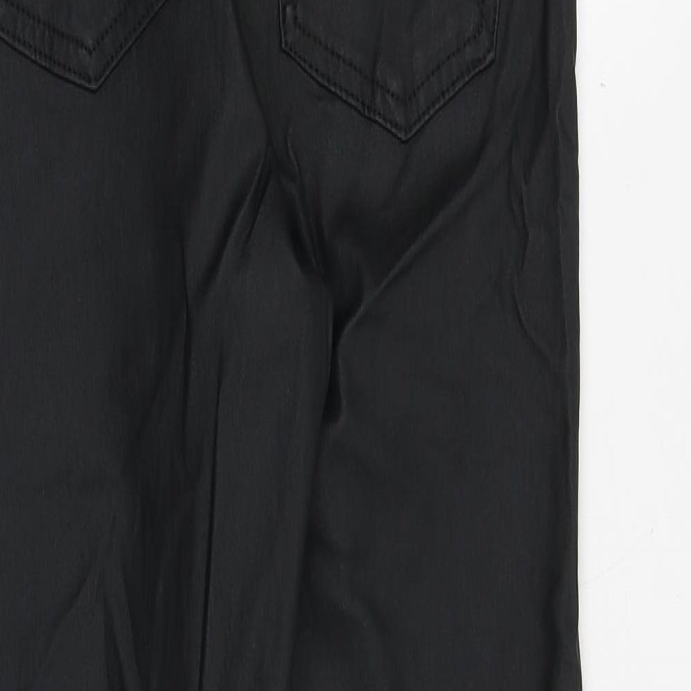 Marks and Spencer Womens Beige Viscose Trousers Size 8 Regular