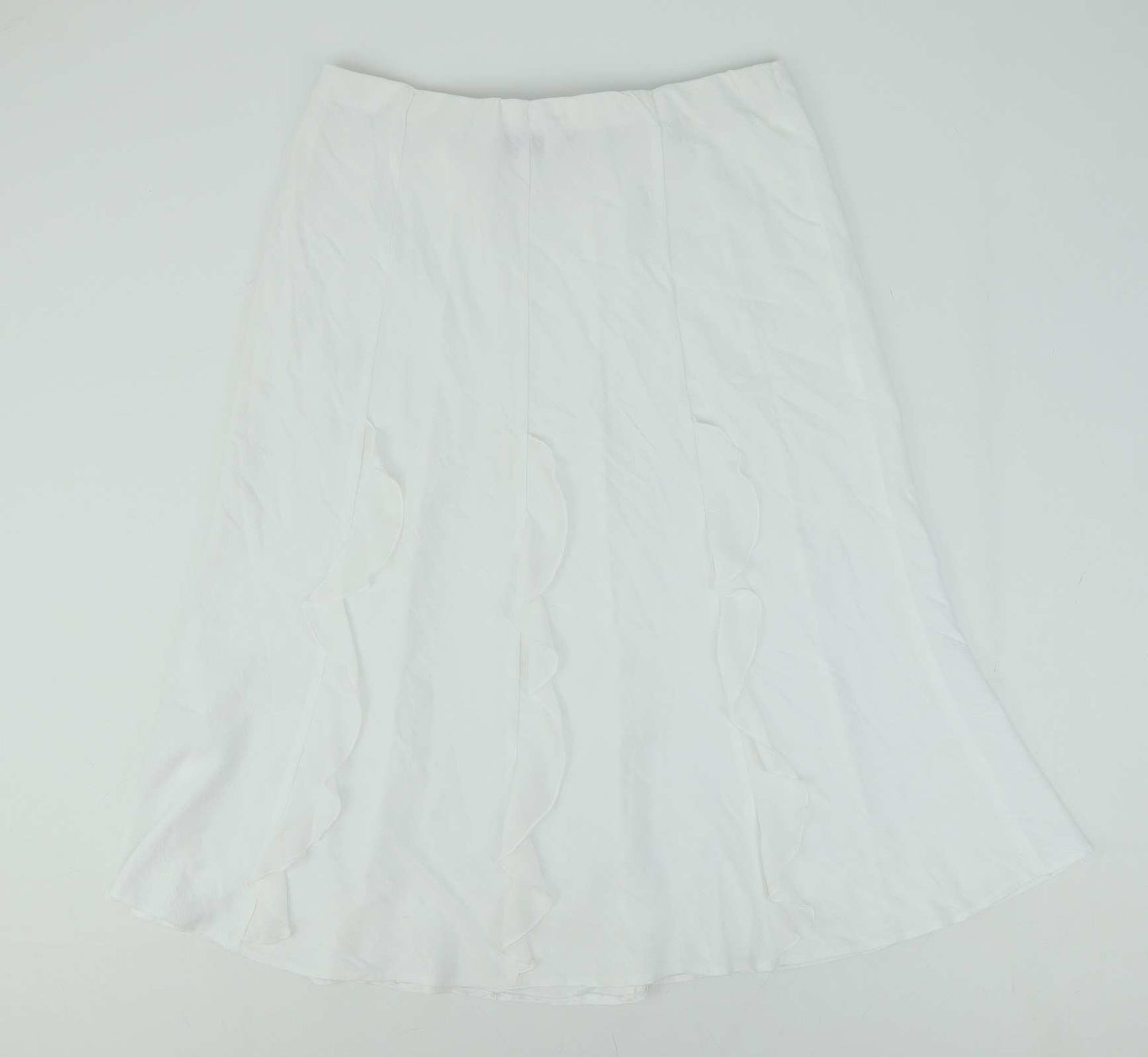 Bonmarche Womens Size 14 White Skirt (Regular)
