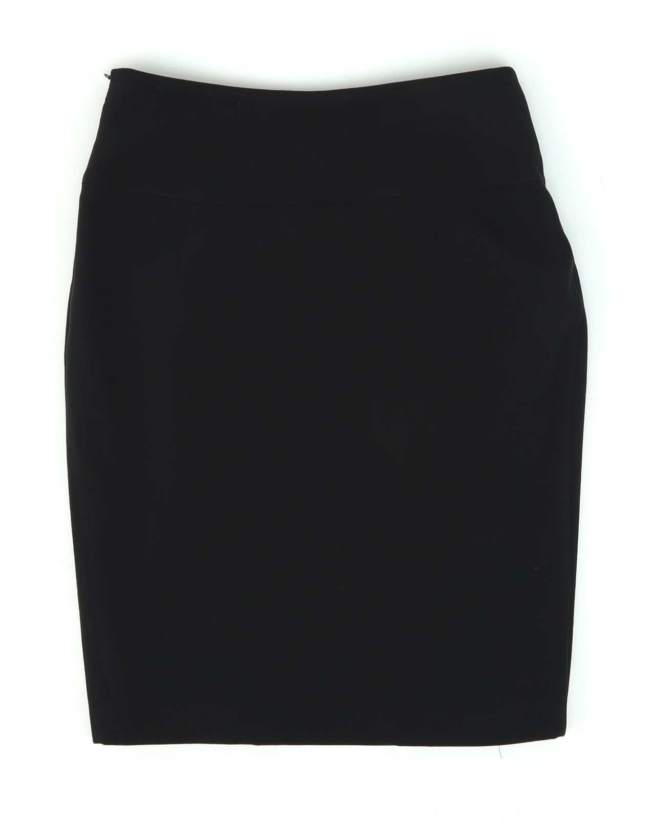 Papaya Womens Size 8 Black Faux Wrap Skirt (Regular)
