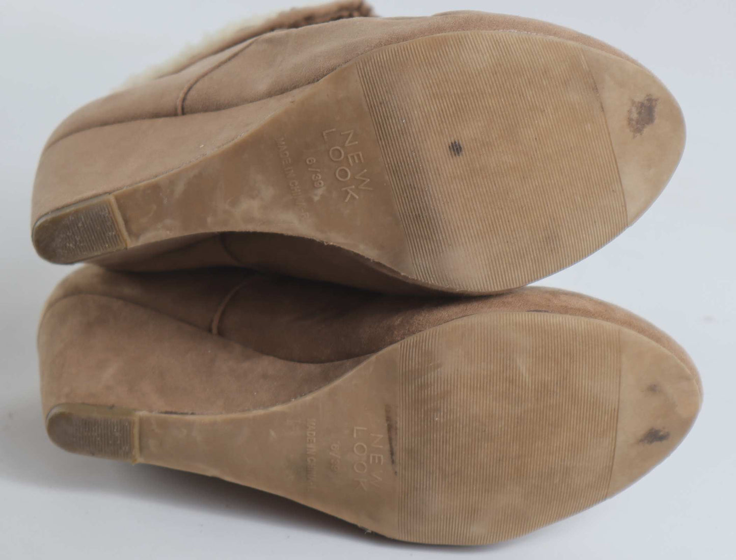 New look Womens UK Size 6 Brown Ankle Boots