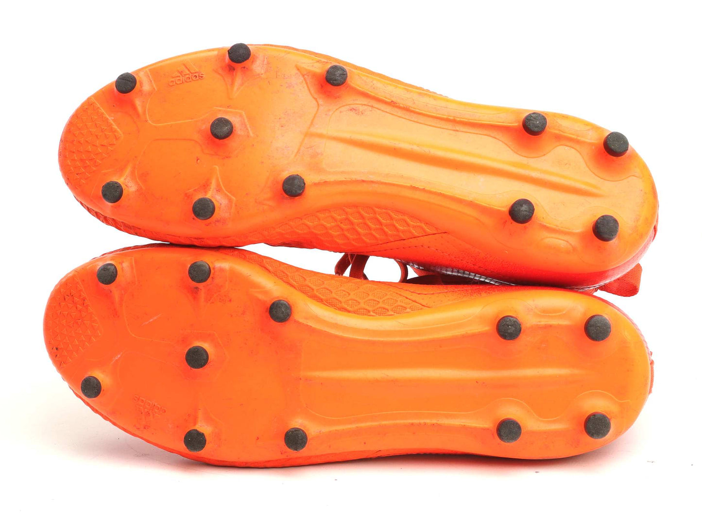 Adidas Mens UK Size 5.5 Orange Bright Neon Football Boots
