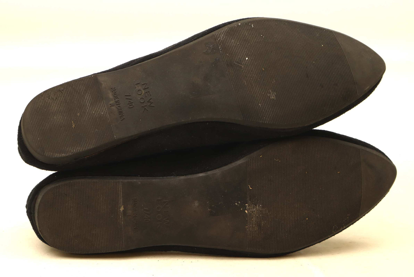 New Look Womens UK Size 7 Black Ballerina Shoes