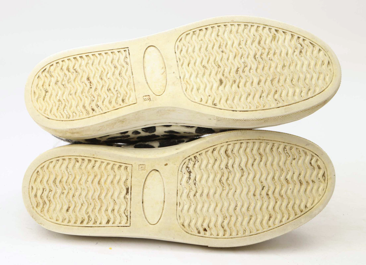 Next Womens UK Size 3 Black Cow Trainers