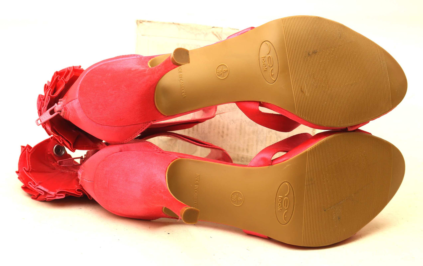 New Look Womens UK Size 6 Pink Heels