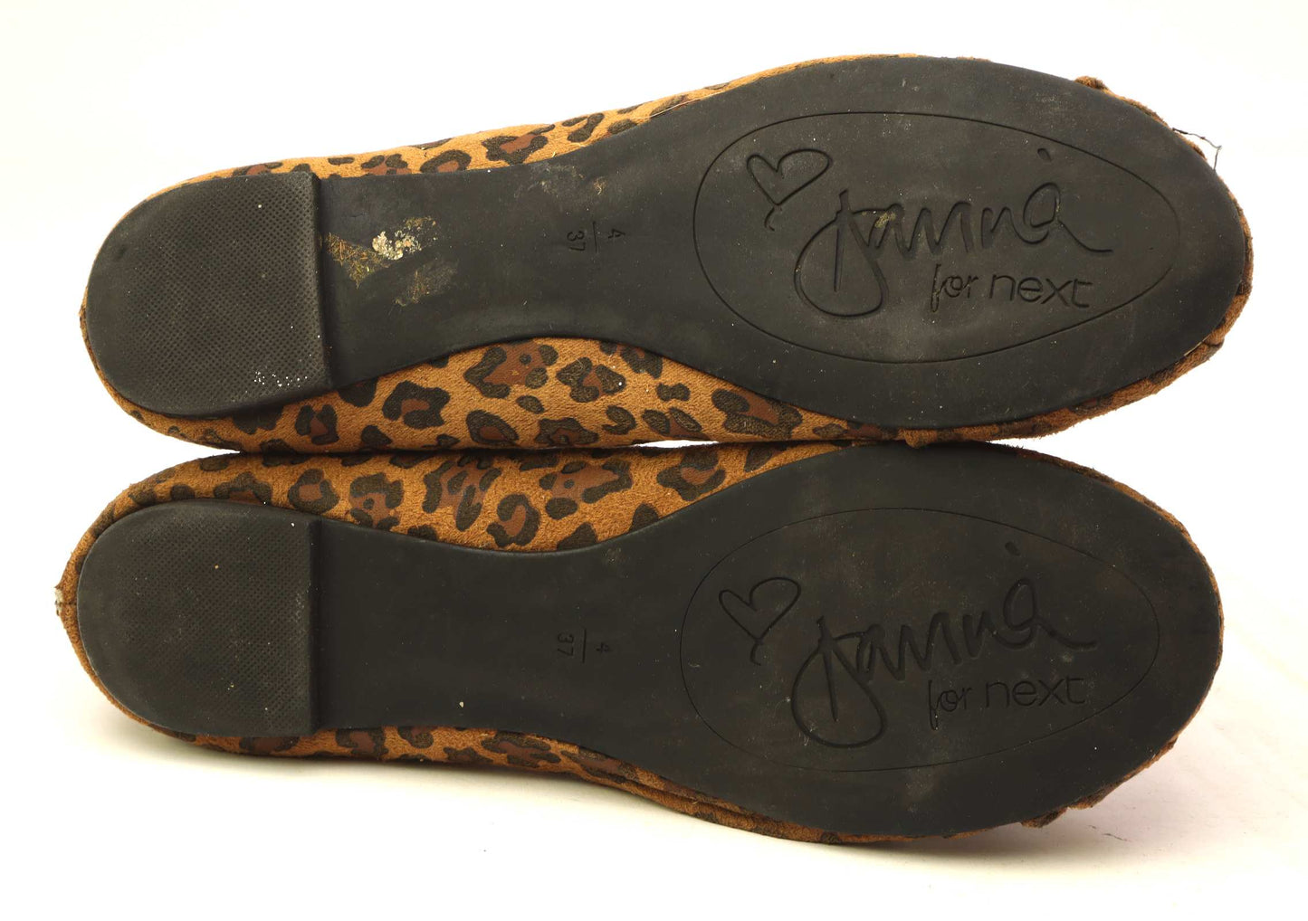 Next Womens UK Size 4 Brown Ballerina Shoes