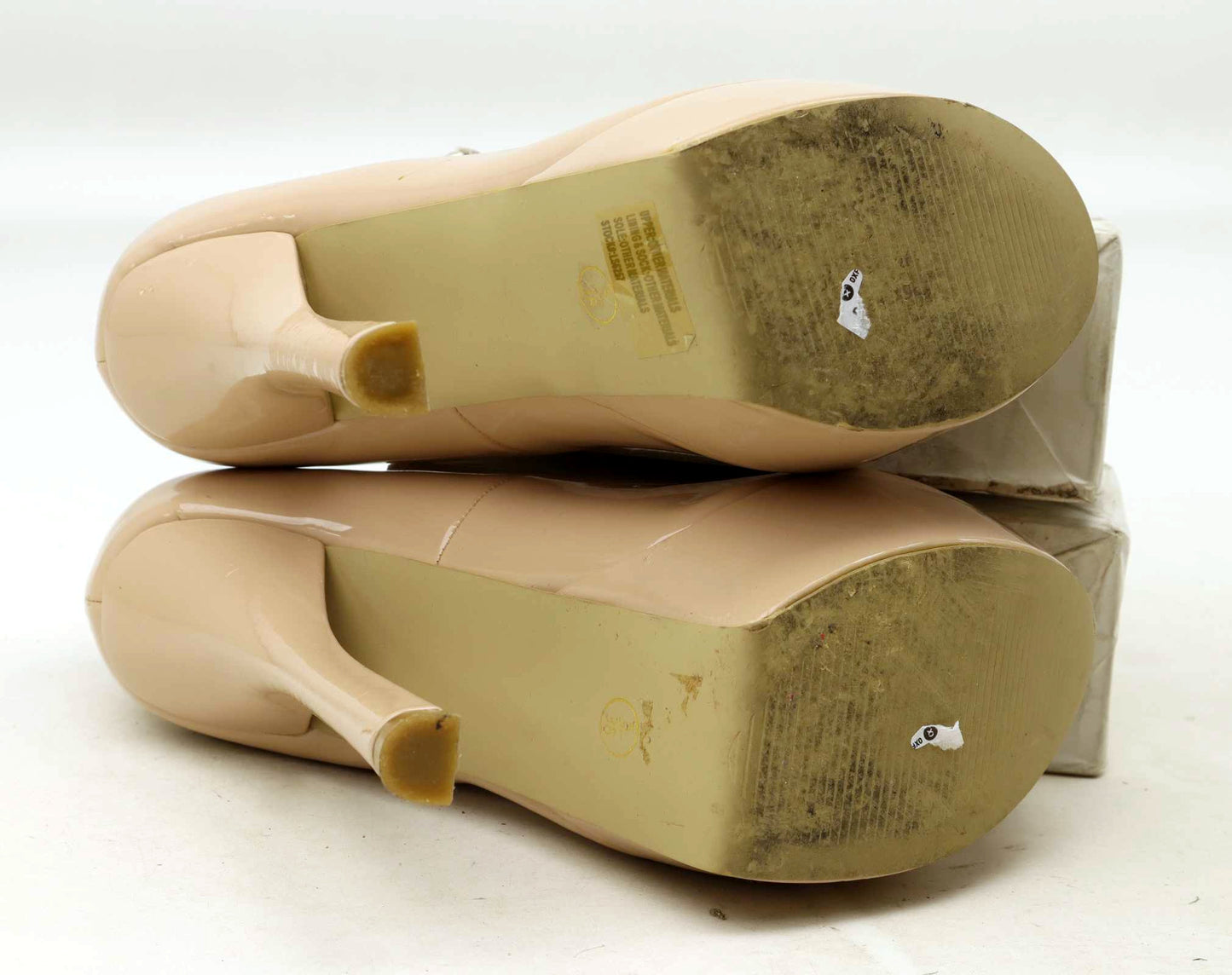 Odeon Womens UK Size 5 Peach Platform Shoes