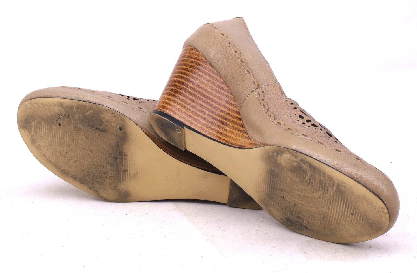 Next Womens EU Size 40 Brown Leather Shoes