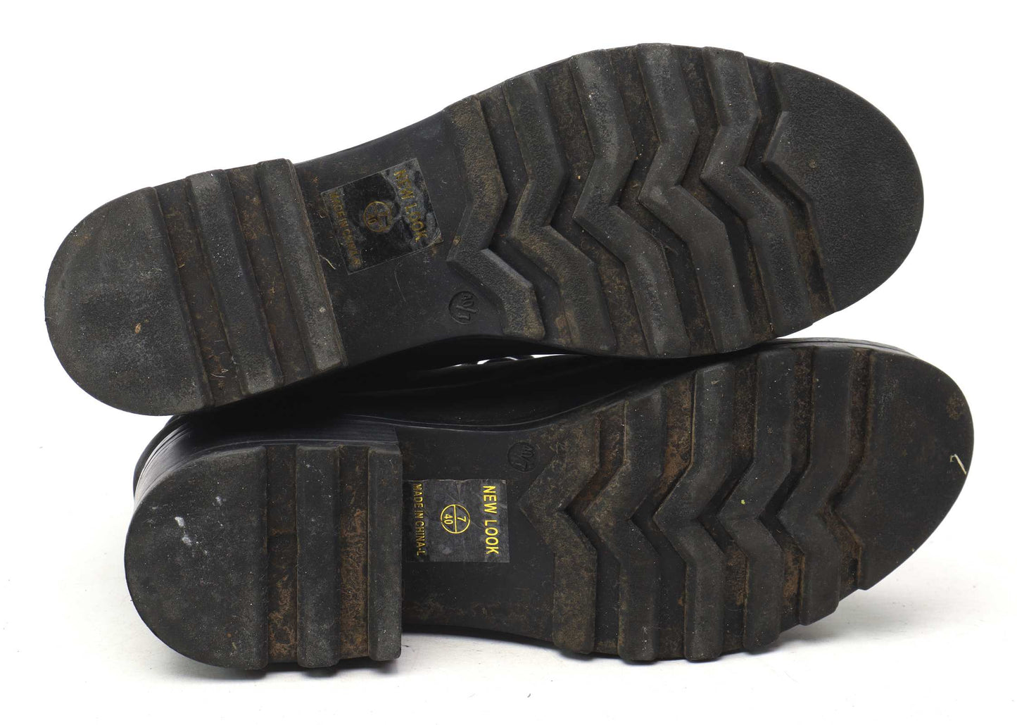 New Look Womens UK Size 7 Black Ankle Boots