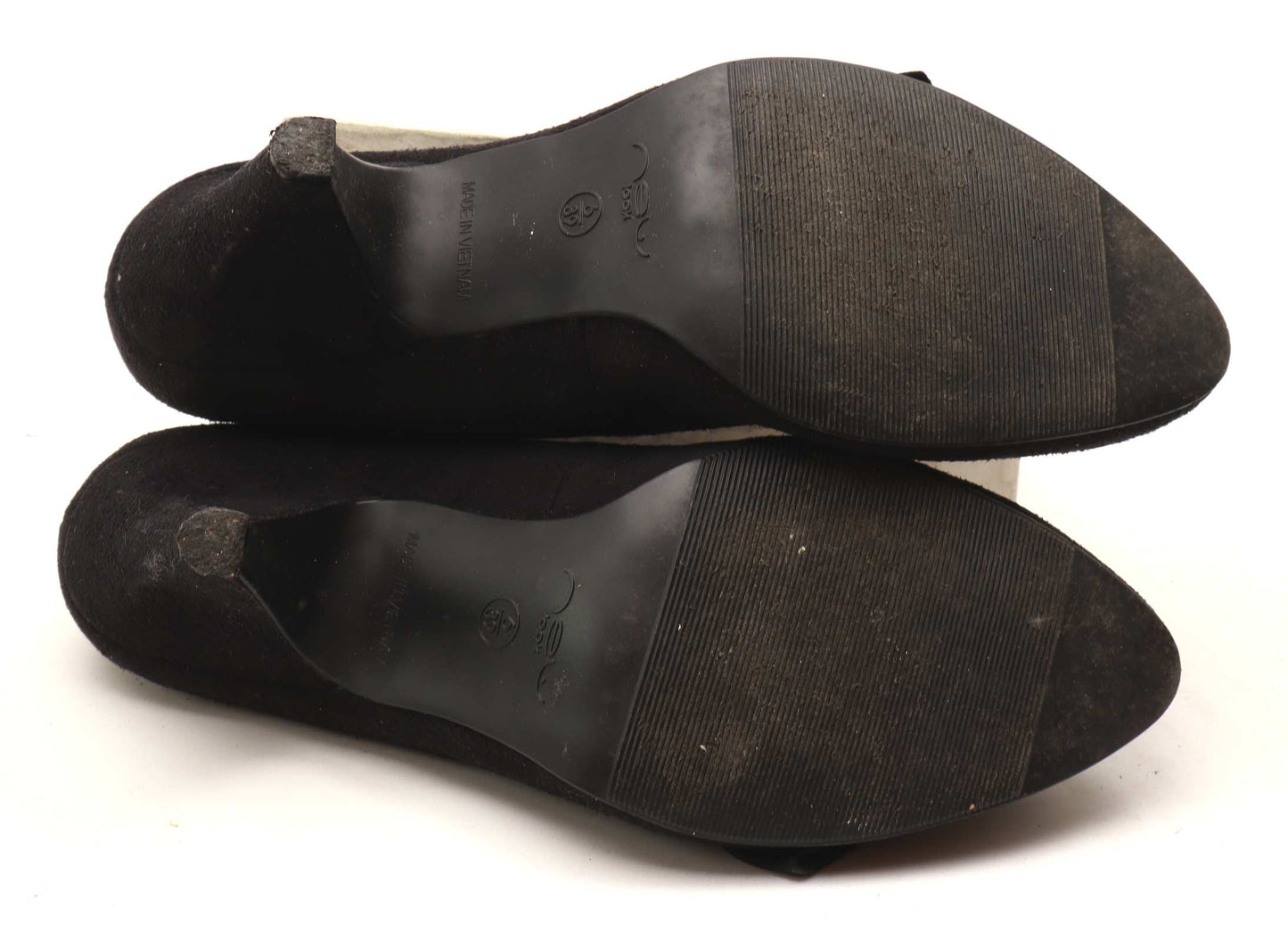 New Look Womens UK Size 6 Black Bow Shoes