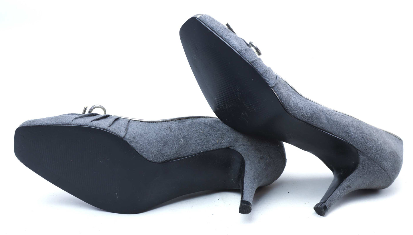 New Look Womens UK Size 8 Grey Shoes