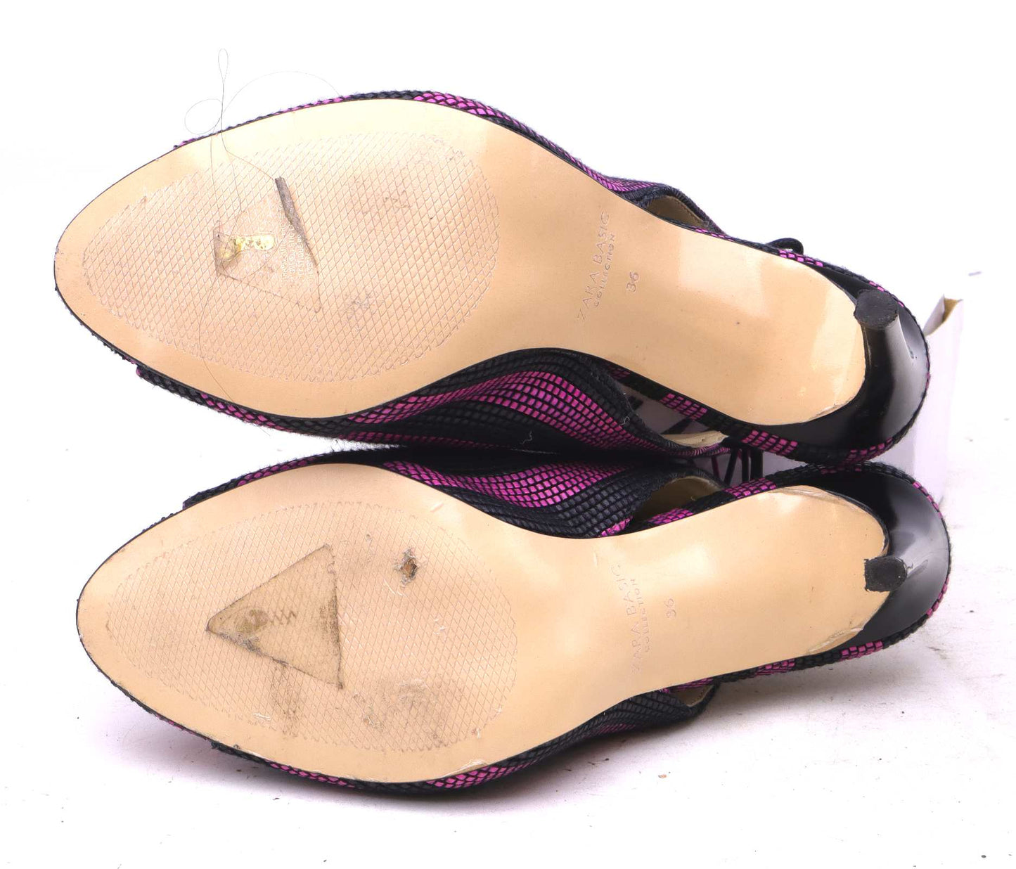 Zara Womens EU Size 36 Pink Heels