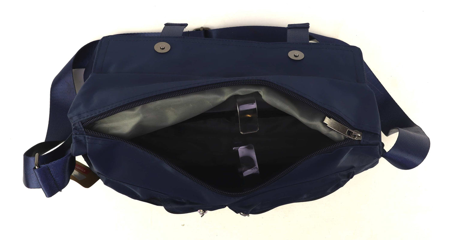 Cotton Traders Blue Womens Satchel Bag