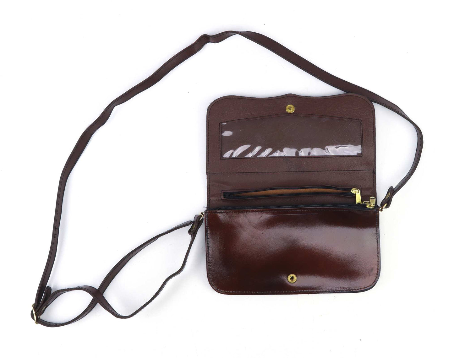 R Monzo Brown Synthetic Adjustable Strap Casual Daytime Evening Womens Crossbody Bag