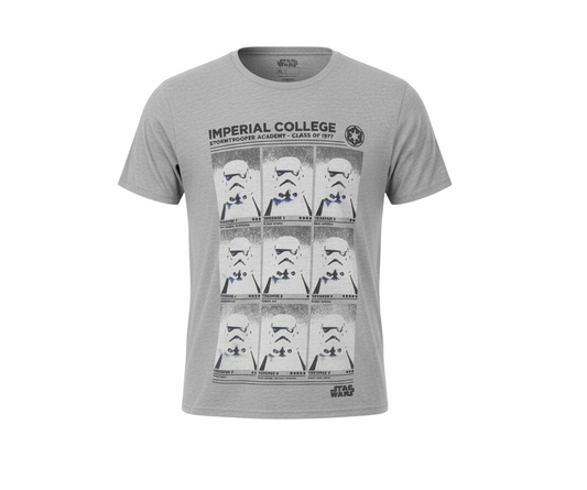 Tu Star Wars Men's Grey XL Graphic Stormtrooper T-Shirt