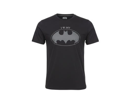 Batman Men’s Black XL Graphic Comic Superhero Short Sleeve T-Shirt