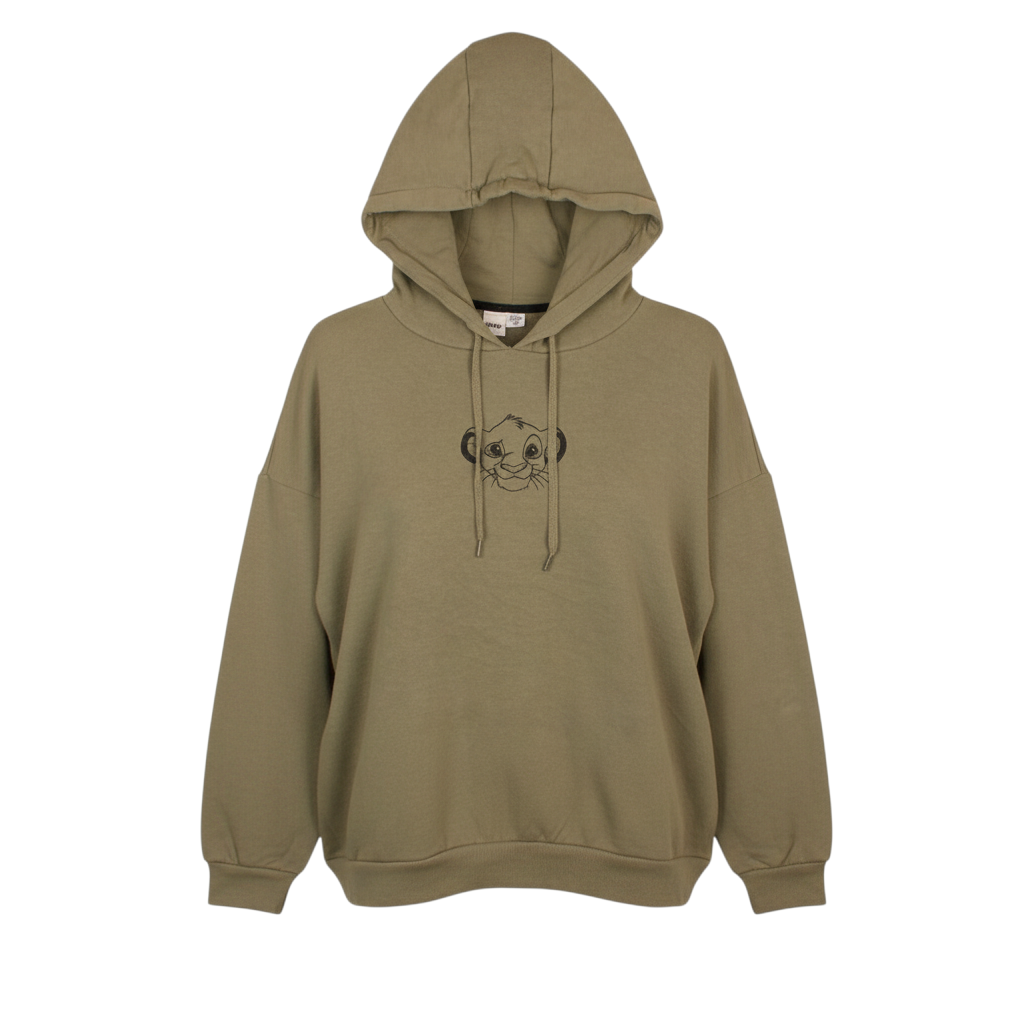 Disney Women Khaki Lion King Pullover Hoodie Size 14/16