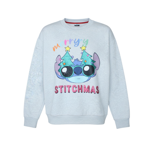 Disney Classics at George Women Grey Stitch Christmas Sweatshirt M 12-14