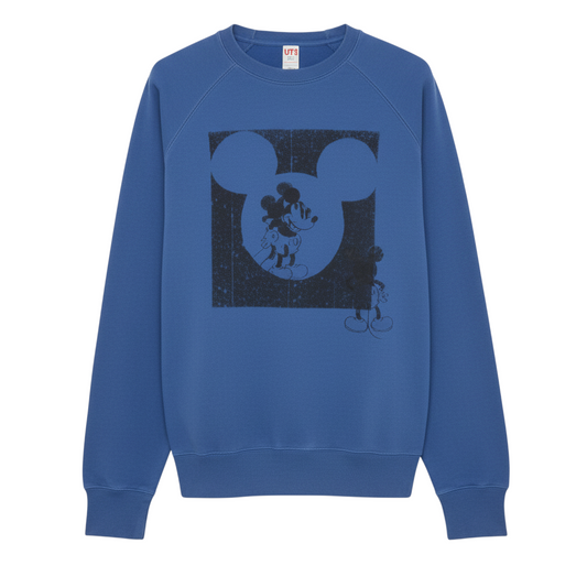Uniqlo Men’s Blue Disney Graphic Pullover Sweatshirt XL