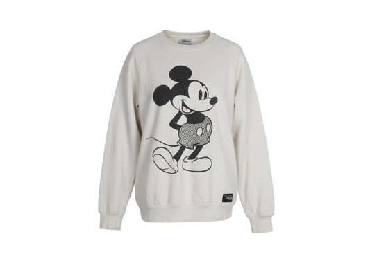 RESERVED Disney Reserved Women's White Mickey Mouse Sweatshirt Size S