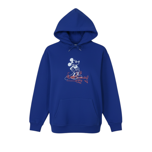 Primark Mens Disney Blue Mickey Mouse Pullover Hoodie XS