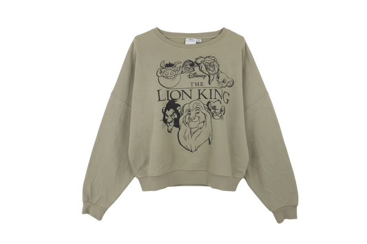 Disney Classics Women’s Khaki Lion King Sweatshirt XL Relaxed Fit