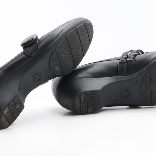 K by Clarks Womens Black Synthetic Mary Jane Casual UK