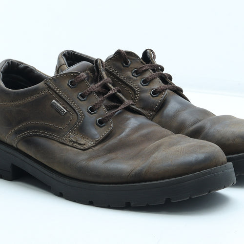 IMAC Mens Brown Leather Boat Shoe Casual UK 8 42