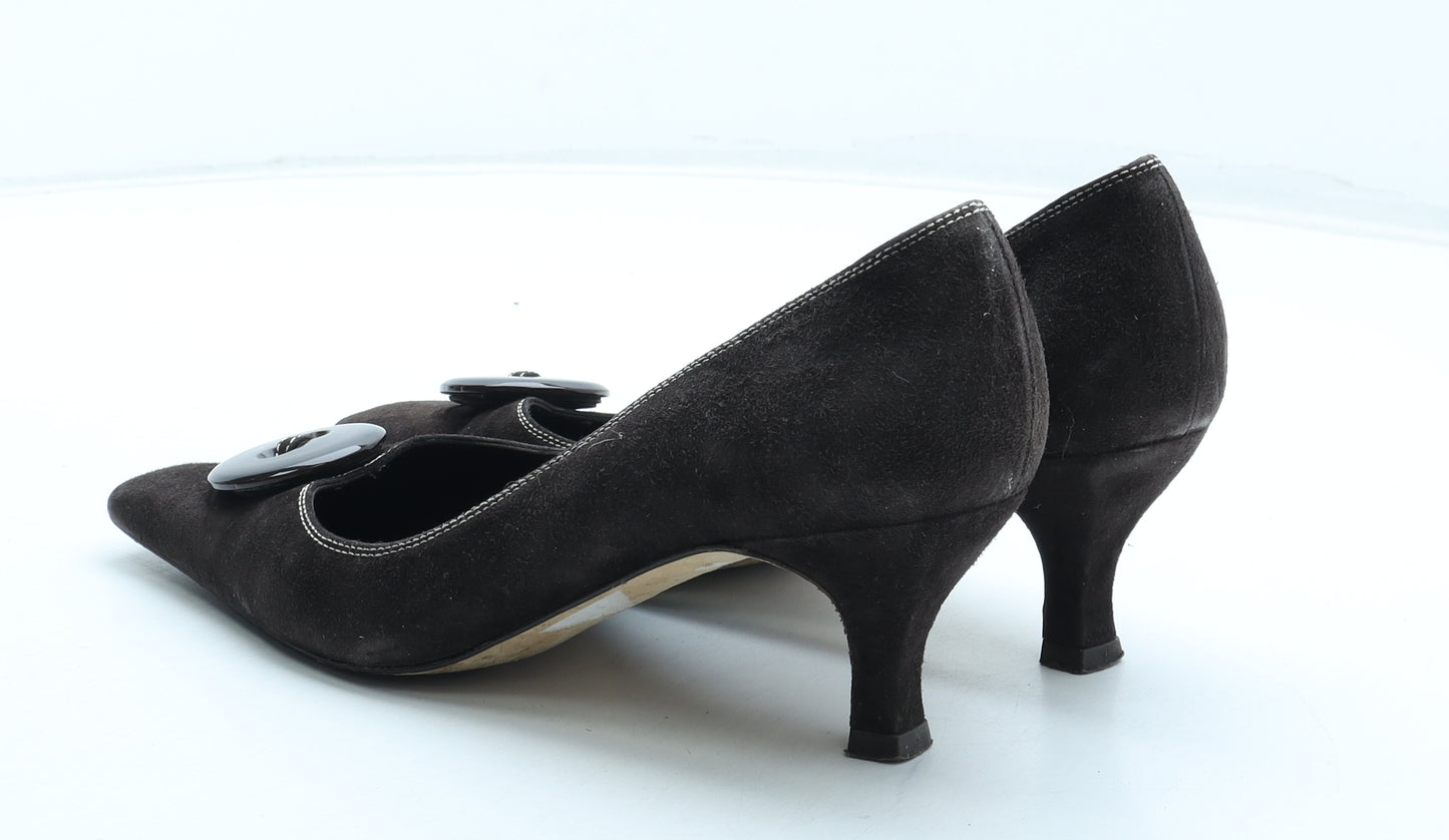LK Bennett Womens Brown Leather Court Heel UK