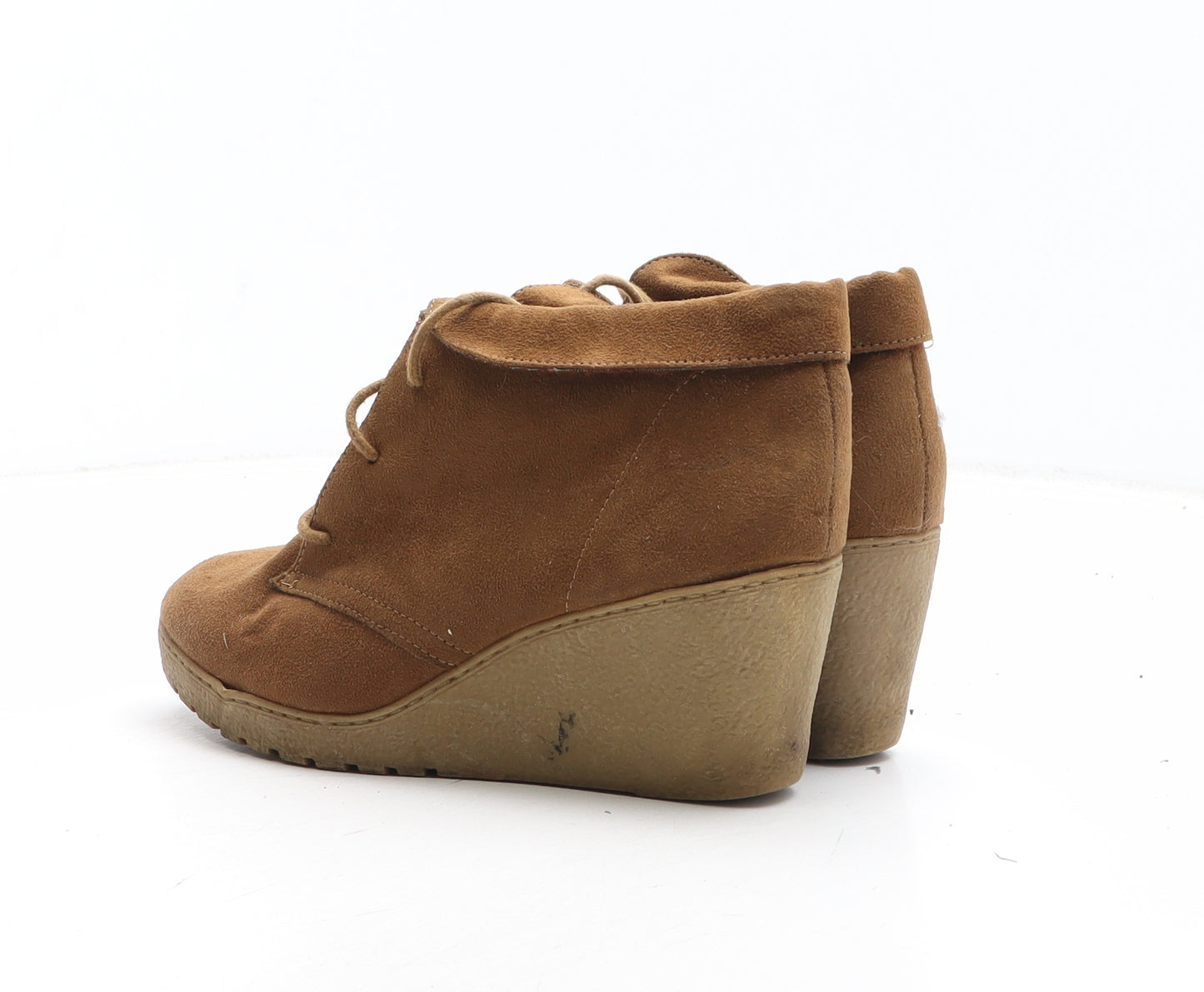 New Look Womens Brown Synthetic Bootie Boot UK