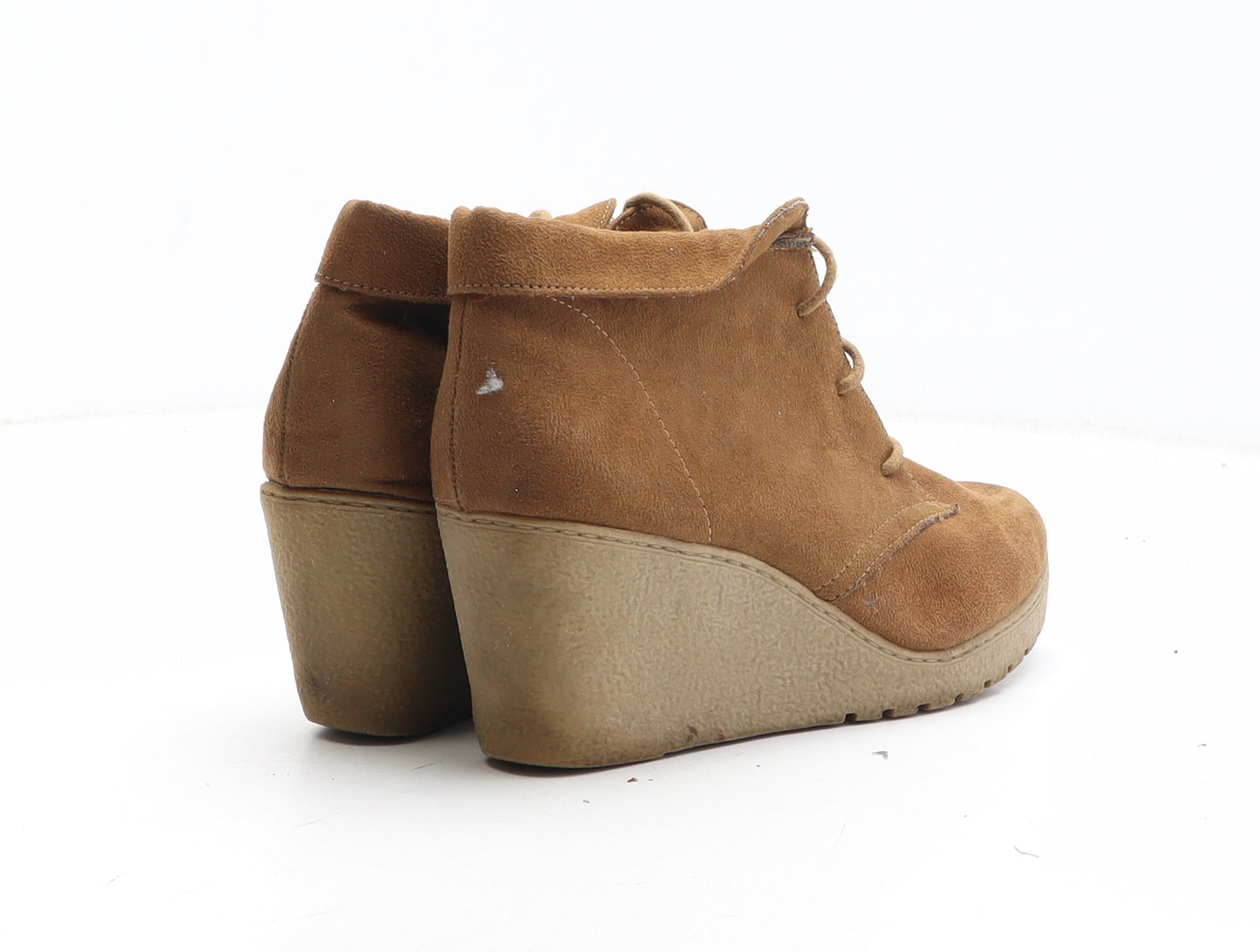 New Look Womens Brown Synthetic Bootie Boot UK