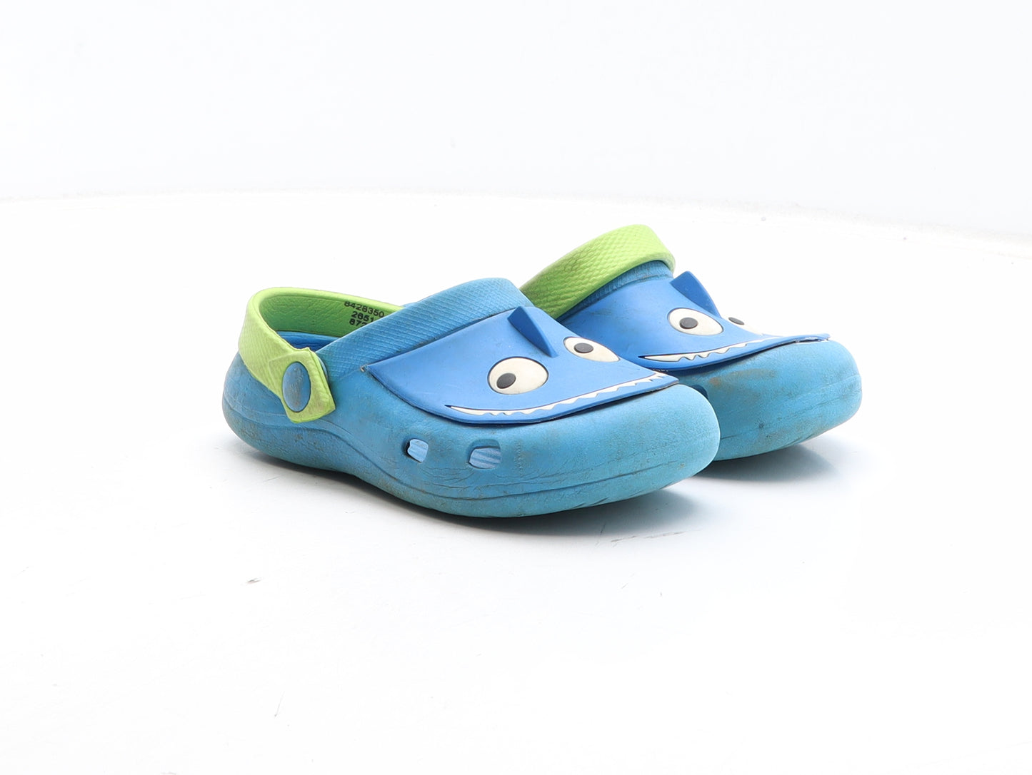 Preworn Boys Blue Synthetic Slider Casual UK 9
