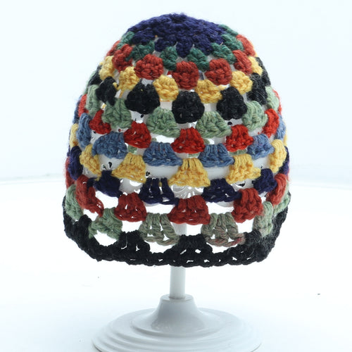 Preworn Boys Multicoloured Acrylic Beanie Size S