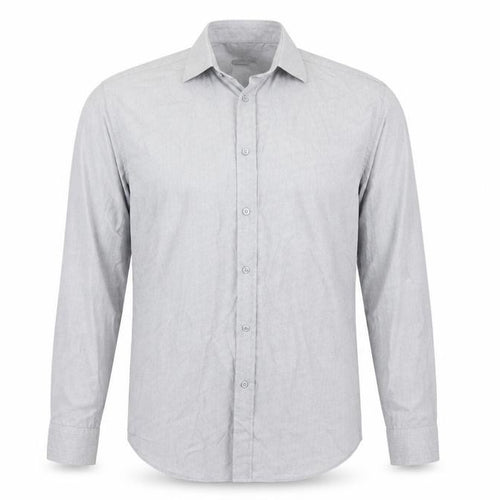 HIJKLM Mens Blue Geometric   Button-Up Size 16