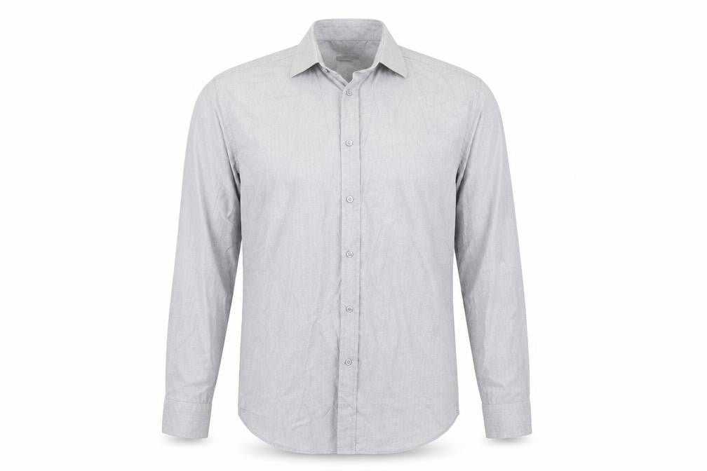 HIJKLM Mens Blue Geometric   Button-Up Size 16