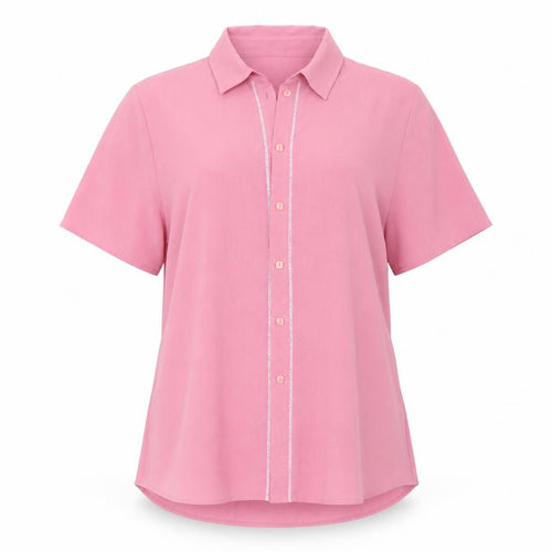 BHS Womens Pink   Tunic Button-Up Size 12